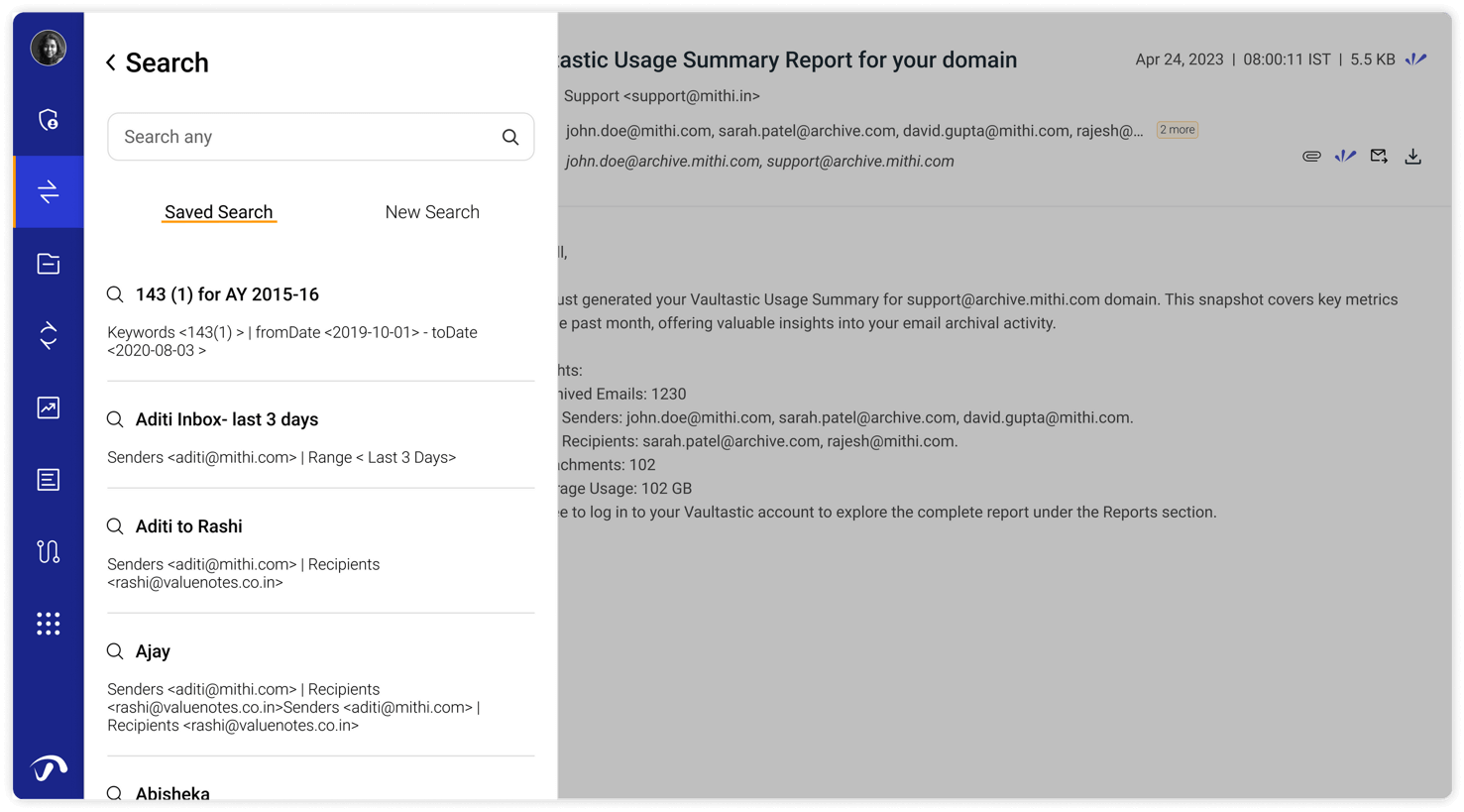 Cross Platform Information Archival