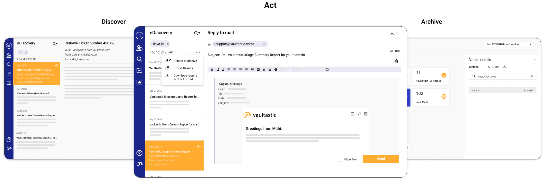 Protect, Discover, and Activate Data easily with Vaultastic